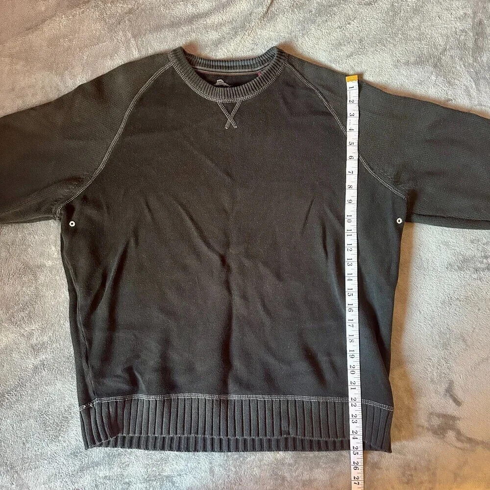 100% Cotton Men's Navy Blue Tommy Bahama Crewneck Sweater Sz Large